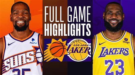 suns vs lakers|youtube lakers.